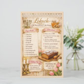 Lekach Alt-Welt Honigkuchen, Rosa Rustikaler Bauer (Stehend Vorderseite)