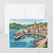 Lekeitio Spanien Postkarte (Vorne/Hinten)