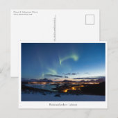 Leknes Postkarte (Vorne/Hinten)