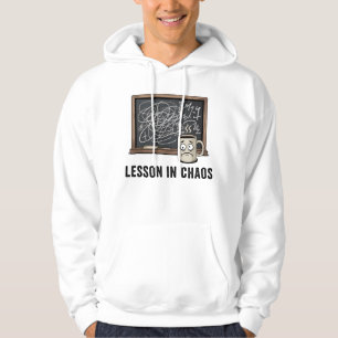 Lektion im Chaos Akademische Erschöpfung Vibes Hoodie