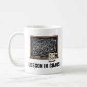 Lektion im Chaos | Schulleben Sarkasmus Kaffeetasse (Links)