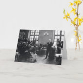 Lektion mit Doktor Charcot beim Salpetriere Karte (Gelbe Blume)