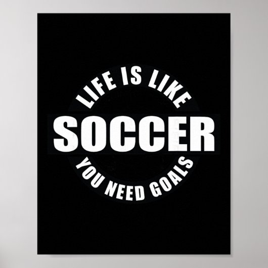 Lektionen des Lebens Fußballtore  Poster (Vorne)