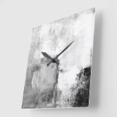 "Lektionen" Uhr Schwarz-Weiß-Uhr Abstrakter Kunst (Winkel)