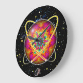 Lektron Orbz Große Wanduhr (Winkel)