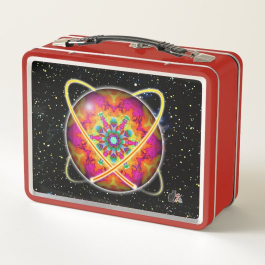 Lektron Orbz Metall Brotdose (Rückseite)