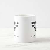 Lektüre der lustigen Mugge anderer Kaffeetasse (Mittel)