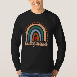 Lektüre des Regenbogenaufwertungstages des Lehrers T-Shirt