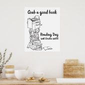 Lektüre des Tages in der Schule Poster (Küche)