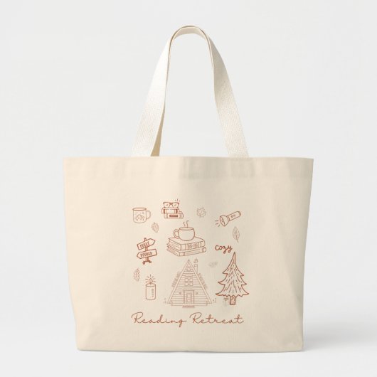 Lektüre des Tote Bag Book Lover Geschenk Bücherzet Jumbo Stoffbeutel (Vorne)