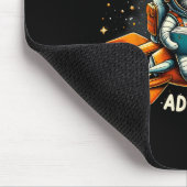 Lektüre ist ein Ticket für Astronautenkatze Mousepad (Ecke)