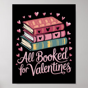 Lektüre Lehrer Valentinstag für alle gebucht Poster