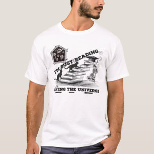 Lektüre und Rett des Universum-Videospiels T-Shirt