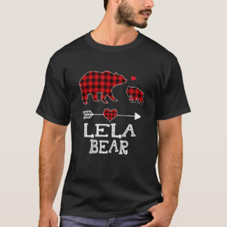 Lela Bear Buffalo Kariert Red Buffalo Karierte Fam T-Shirt