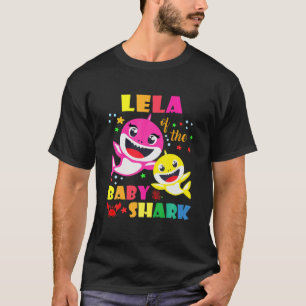 Lela des Geburtstagshai Vater, Mama Matching Famil T-Shirt