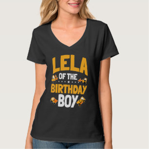 Lela vom Geburtstag eines jungen Bauarbeiters T-Shirt