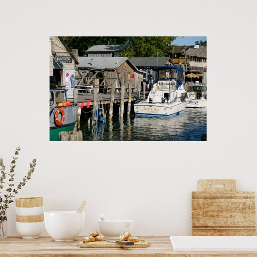 Leland Fishtown-Poster Poster (Küche)