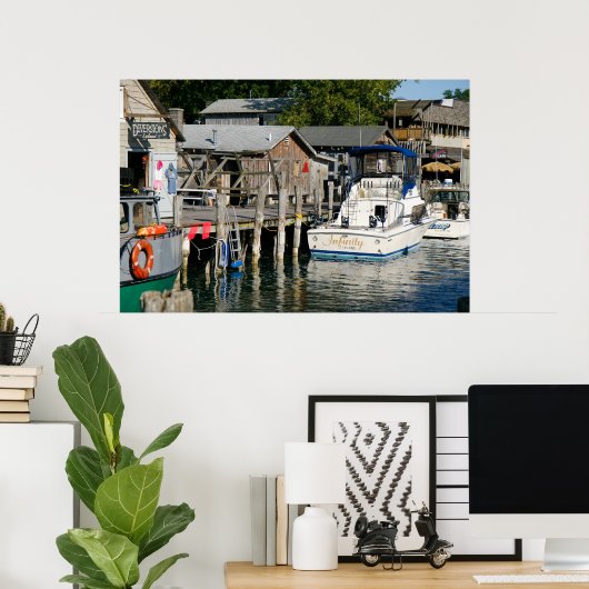 Leland Fishtown-Poster Poster (Heimbüro)