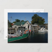 Leland Fishtown Postkarte (Vorne/Hinten)