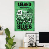 Leland Mississippi Blues Poster (Heimbüro)