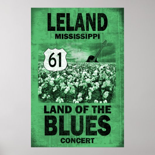 Leland Mississippi Blues Poster (Vorne)