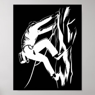 #lele Bergsteiger Bergsteigen Felsenkletterer M Poster