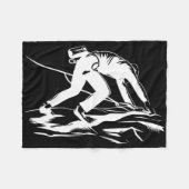 #lele Bergsteiger Mountain Climbing Rock Climber M Fleecedecke (Vorderseite (Horizontal))