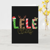 Lele Claus Xmas Happy Family New Santa Claus Chris Karte (Gelbe Blume)