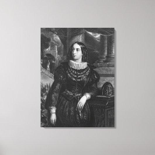 Lelia, Illustration von "Lelia" von George Sand Leinwanddruck (Vorderseite)