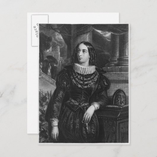 Lelia, Illustration von "Lelia" von George Sand Postkarte (Vorne/Hinten)