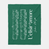L'elisir d'amore 2 fleecedecke (Vorderseite)