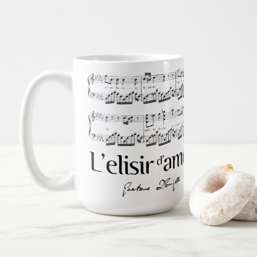 L'elisir d'amore 2 kaffeetasse (Mit Donut)