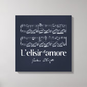 L'elisir d'amore 2 leinwanddruck (Vorderseite)