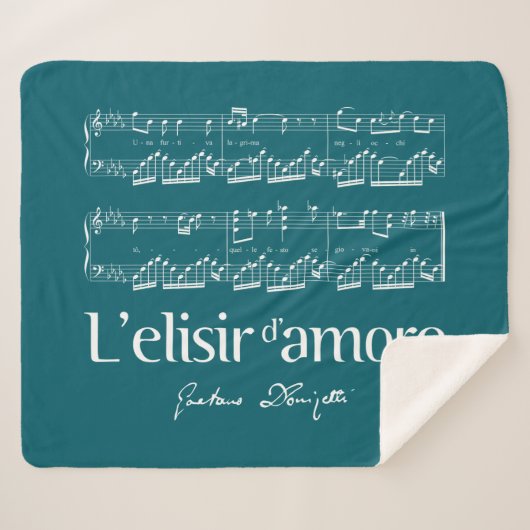 L'elisir d'amore 2 sherpadecke (Vorderseite (Horizontal))