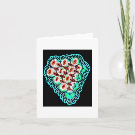 Leliza Designs Blank Note Card Karte (Vorderseite)