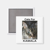 Lelo Cats für Kamala Magnet (Vorderseite/Rückseite)