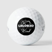 Lelob3D Golf Balls Golfball (Vorderseite)