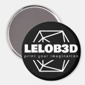 Lelob3D Magnet (Vorderseite/Rückseite)