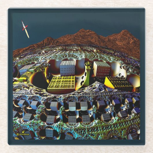 Lem Station Glasuntersetzer (Vorderseite)