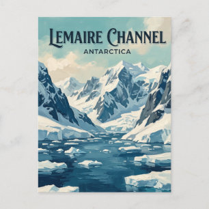 Lemaire-Kanal Vinson Antarktika Postkarte
