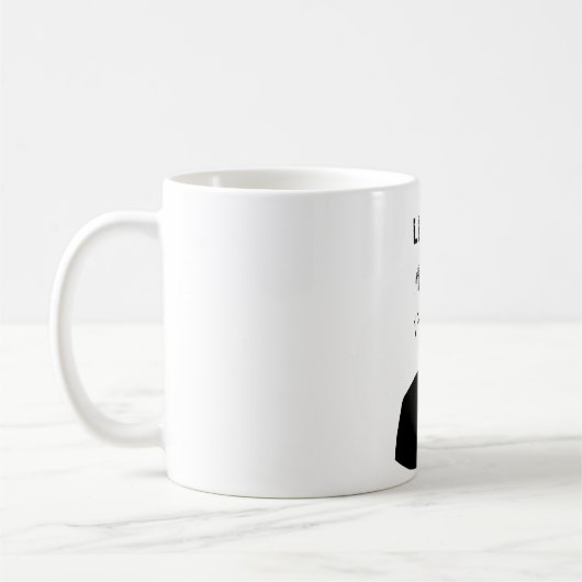Lemay -- Schwarzweiss Kaffeetasse (Links)