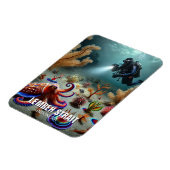 Lembeh Strait Indonesia Scuba Diver Magnet (Linke Seite)