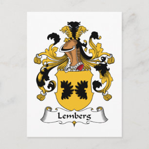 Lemberg Familienwappen Postkarte