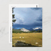 Lembert Dome in Tuolumne Meadows, Yosemite, CA Pos Postkarte (Vorne/Hinten)