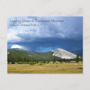Lembert Dome in Tuolumne Meadows, Yosemite, CA Pos Postkarte