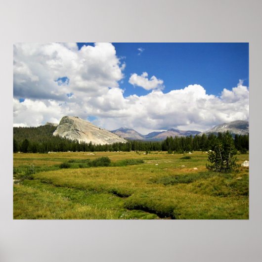 Lembert Dome in Tuolumne Meadows, Yosemite, CA Poster (Vorne)