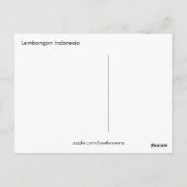 Lembongan Indonesien Postkarte (Rückseite)