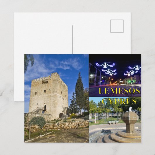Lemessos Limassol Zypern Postkarte (Vorne/Hinten)