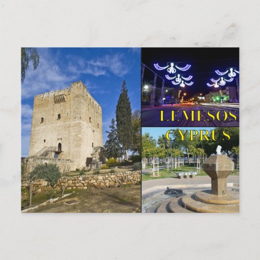 Lemessos Limassol Zypern Postkarte (Vorderseite)