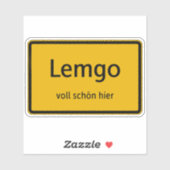 Lemgo Aufkleber Sticker Autoaufkleber (Blatt)